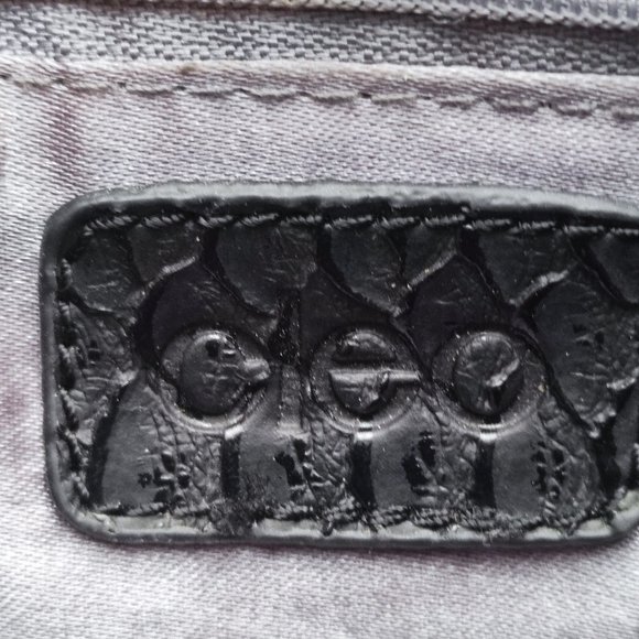 Cleo faux snake leather hand bag / purse - Picture 7 of 10